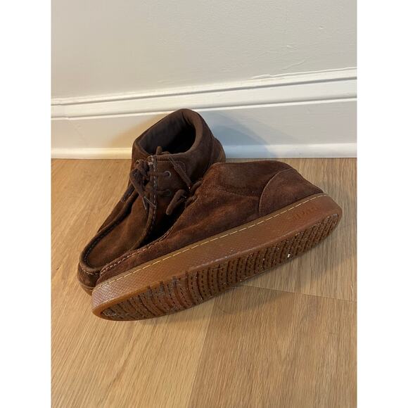 IPath Brown Suede Cats Chukka Skate Sneakers Y2K Men's Size 13 - Picture 3 of 5